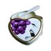 Earthly Body Edible Massage Candle Grape 4oz Heart Tin | cutebutkinky.com