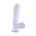 Basix Dong Suction Cup 7.5 Inches Clear | cutebutkinky.com