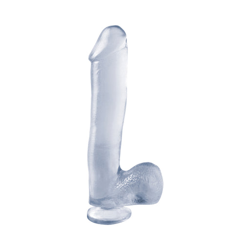 Basix Dong Suction Cup 10 Inch Clear | cutebutkinky.com
