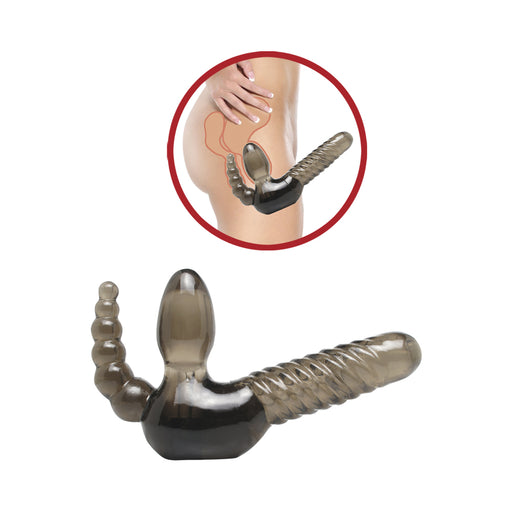 Fetish Fantasy Strapless Strap On With Anal Stimulator | cutebutkinky.com