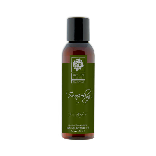 Balance Massage Oil Tranquility Coconut Lime 4.2oz | cutebutkinky.com