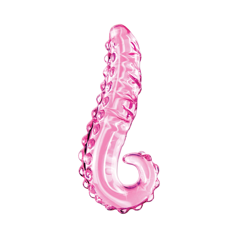 Icicles No 24 Glass Dong 6 Inches - Pink | cutebutkinky.com