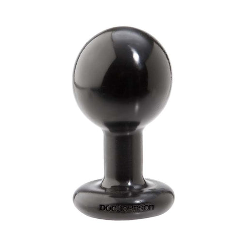 Round Butt Plug Medium Black | cutebutkinky.com