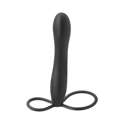 Fetish Fantasy Elite Double Trouble Black Strap On | cutebutkinky.com