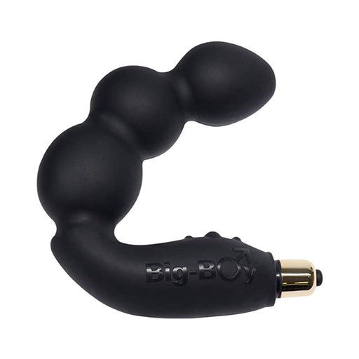 Rocks-off Big-Boy 7 Function P Spot Vibe - Black | cutebutkinky.com