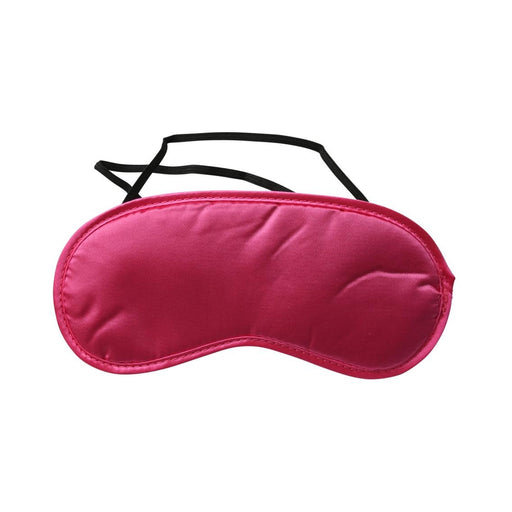 Sex & Mischief Satin Hot Pink Blindfold | cutebutkinky.com