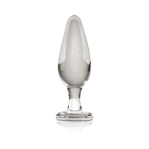 Icicles No 26 Glass Butt Plug Clear | cutebutkinky.com