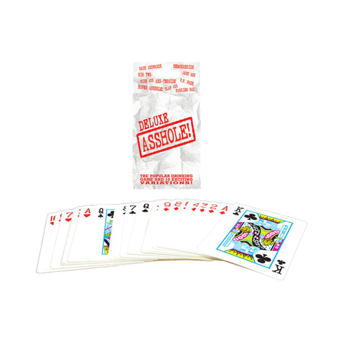 Deluxe Asshole Card Game Poker Size | cutebutkinky.com