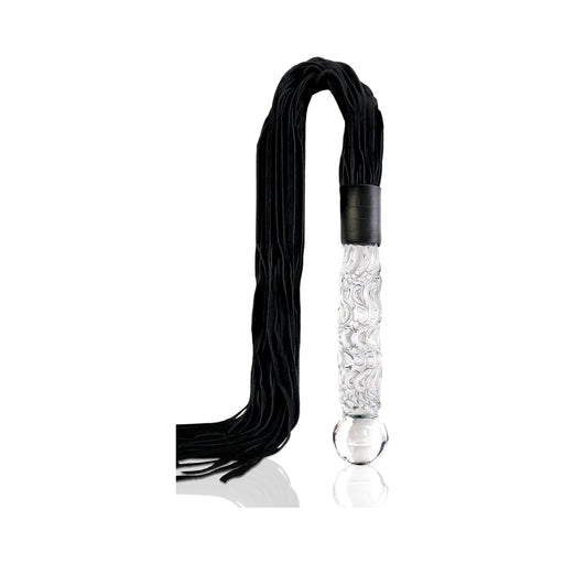 Icicles No 38 Glass Handle Cat O Nine Tails Whip | cutebutkinky.com