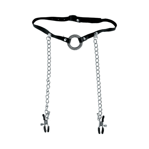 Fetish Fantasy Limited Edition O-Ring Gag & Nipple Clamps | cutebutkinky.com