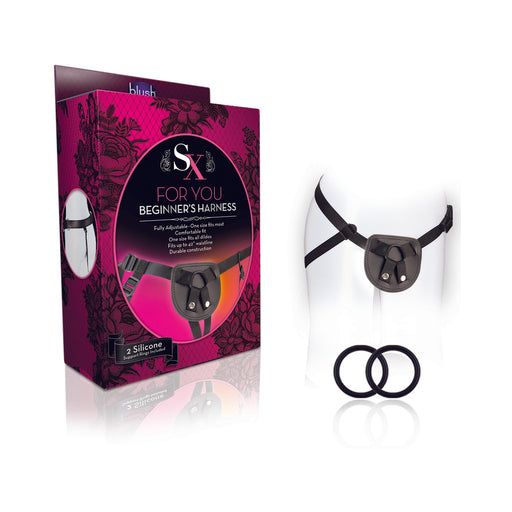 SX For You Beginners Harness Black | cutebutkinky.com