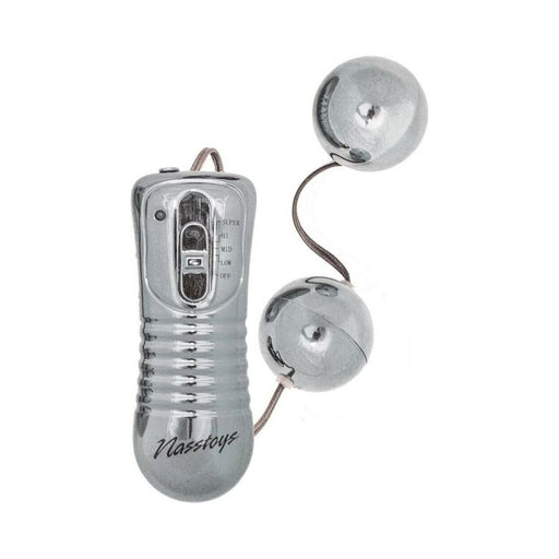 Nen Wa Balls Waterproof Vibrating Balls - Silver | cutebutkinky.com