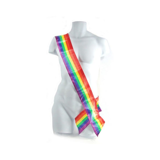 Gaysentials Rainbow Sash O/S | cutebutkinky.com