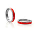 H2h Stainless Steel Cockring W/red Band 1.875 In. | cutebutkinky.com