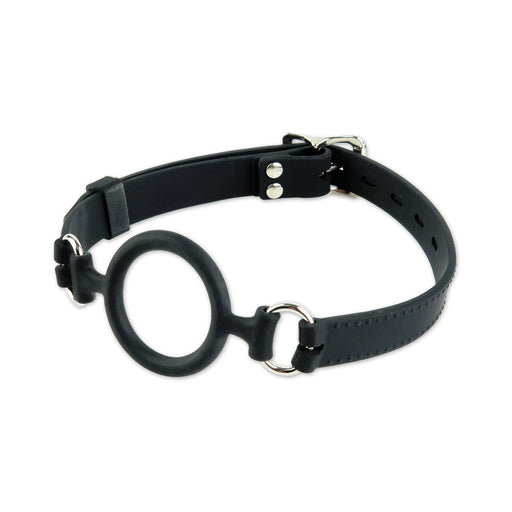 Fetish Fantasy Extreme Silicone O-ring Gag Black | cutebutkinky.com