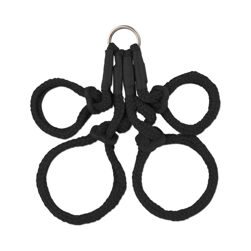 Fetish Fantasy Japanese Silk Rope Hogtie Black | cutebutkinky.com