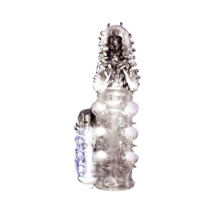 Light Up Extreme Vibrating Pleasure Clear Sleeve | cutebutkinky.com