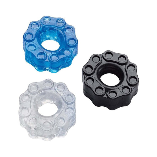 Chain Gang Cock Rings Assorted 3 Pack | cutebutkinky.com