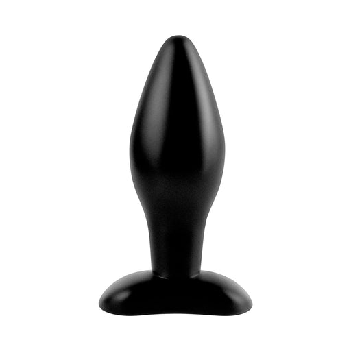 Anal Fantasy Medium Silicone Plug Black | cutebutkinky.com