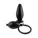 Anal Fantasy Inflatable Silicone Plug Black | cutebutkinky.com