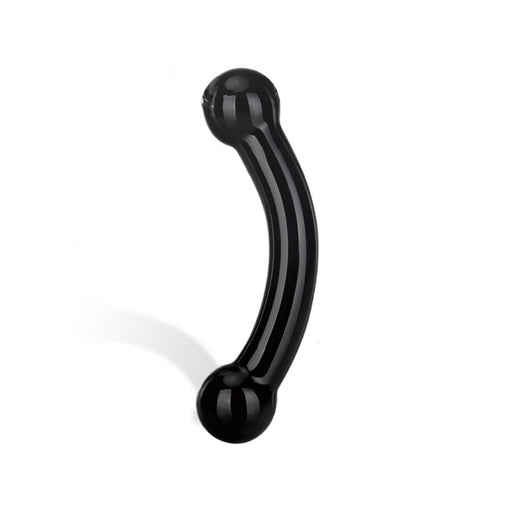 Glas Double Bull Black Dildo | cutebutkinky.com