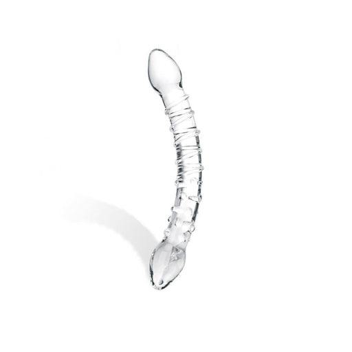 Glas Double Trouble Glass Dildo | cutebutkinky.com