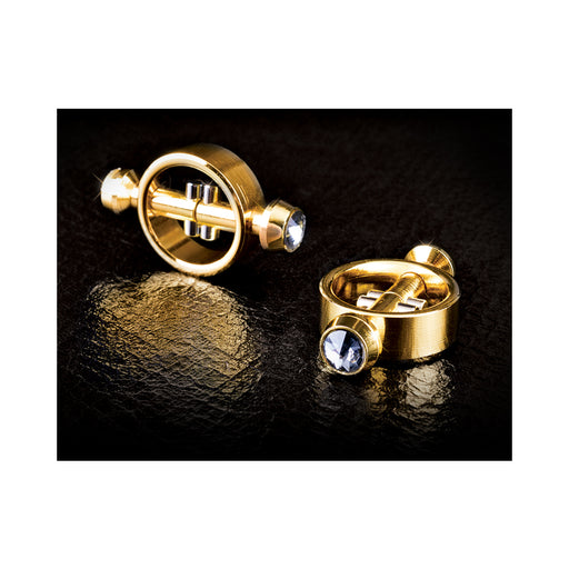 Fetish Fantasy Gold Magnetic Nipple Clamps | cutebutkinky.com