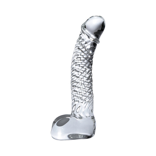 Icicles No 61 Clear Glass Realistic Dildo | cutebutkinky.com