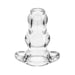 Double Tunnel Plug X-Large Clear | cutebutkinky.com