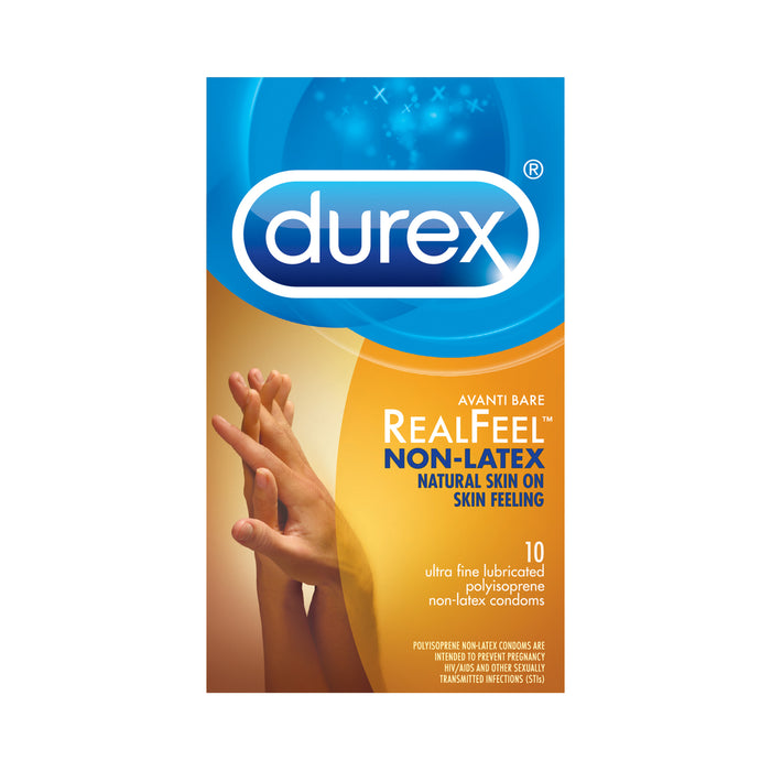Durex Avanti Bare Real Feel Non-Latex Condoms 10 Pack | cutebutkinky.com