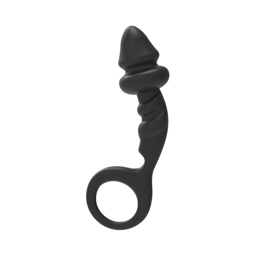 Si Silicone Prostate Plug (black) | cutebutkinky.com