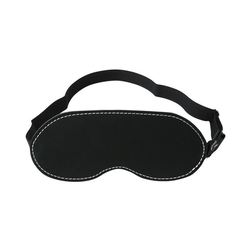 Edge Leather Blindfold Black OS | cutebutkinky.com