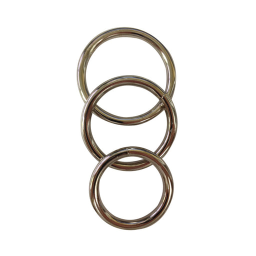 Sportsheets Metal O-Ring 3 Pack Nickel-free Rings | cutebutkinky.com