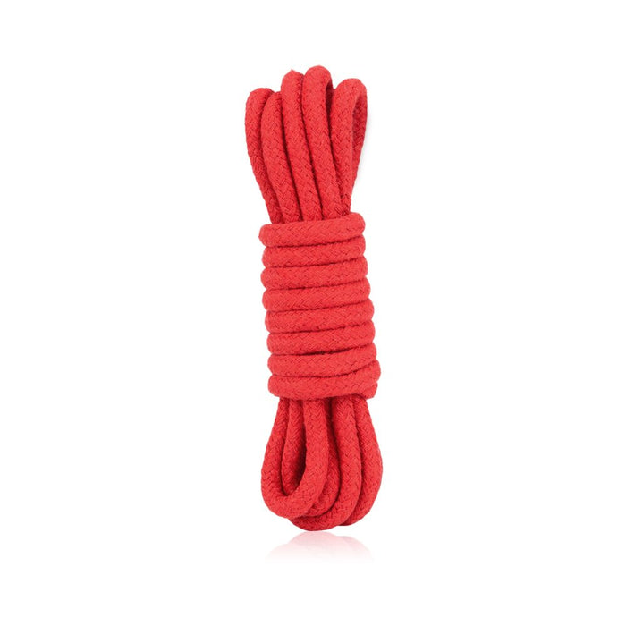 Lux Fetish Bondage Rope Red 10 Feet | cutebutkinky.com