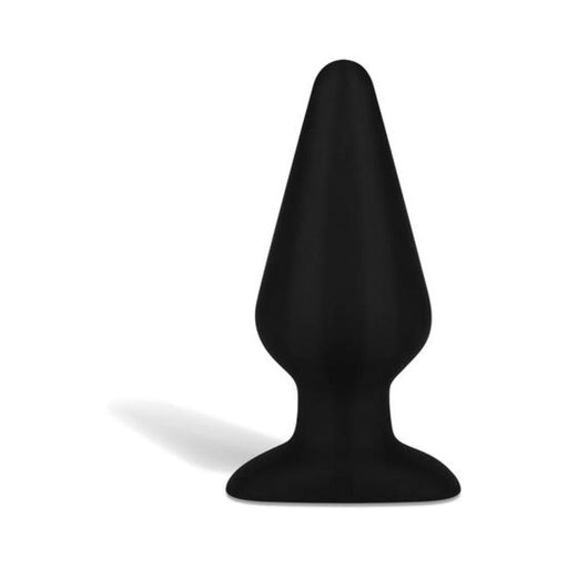 Hustler Anal Silicone Butt Plug 6 inches Black | cutebutkinky.com