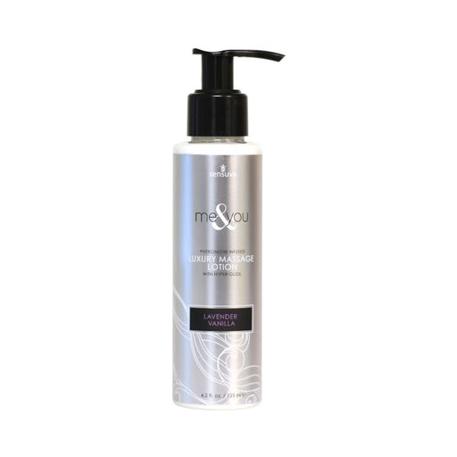 Me & You Massage Lotion Lavender Vanilla 4.2oz | cutebutkinky.com