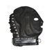 Rouge Mask D-Ring Lockable Buckle Strap Black | cutebutkinky.com