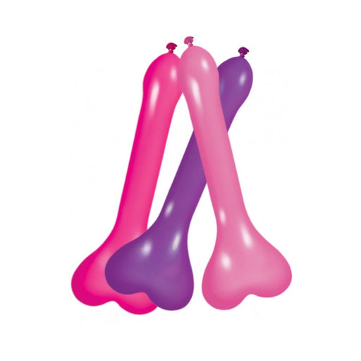 Pecker Balloons Assorted Colors-(6/box) | cutebutkinky.com