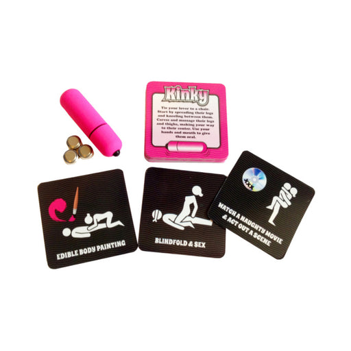 Kinky Vibrations Game with Bullet Vibrator | cutebutkinky.com