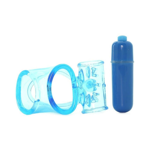 The Macho Vibrating Cocksling, Waterproof Blue | cutebutkinky.com