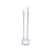 Glas 7 inches Realistic Head Glass Dildo Clear | cutebutkinky.com