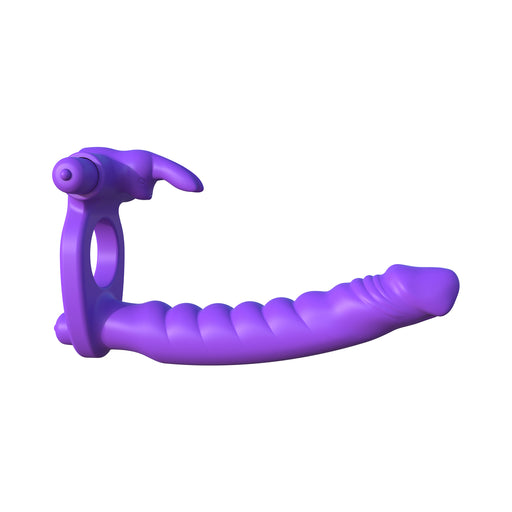 Fantasy C-Ringz Silicone Double Penetrator Rabbit | cutebutkinky.com