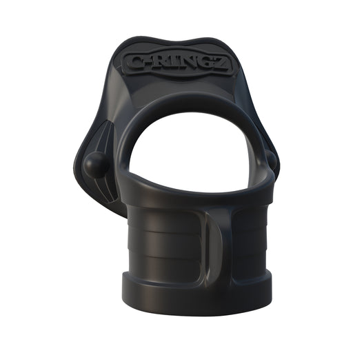 Fantasy C-Ringz Rock Hard Ring & Ball Stretcher Black | cutebutkinky.com