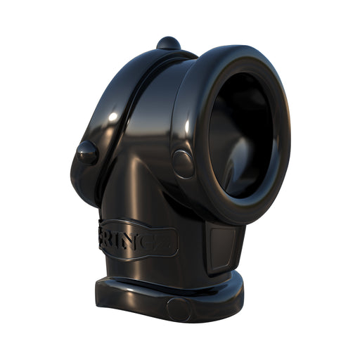 Fantasy C-Ringz Cock Pipe Ball Stretcher Black | cutebutkinky.com