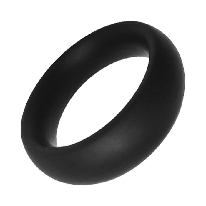 Rock Solid Silicone Black C Ring, Small (1 3/4in) In A Clamshell | cutebutkinky.com
