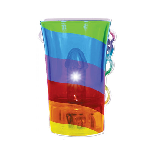 Light Up Rainbow Pecker Shot Glass | cutebutkinky.com