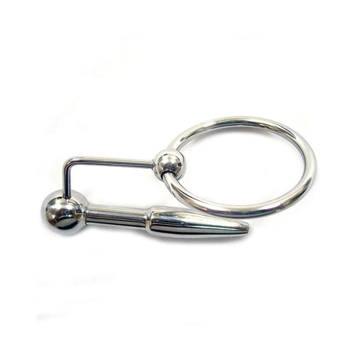 Stainless Steel Urethral Probe & Cock Ring | cutebutkinky.com