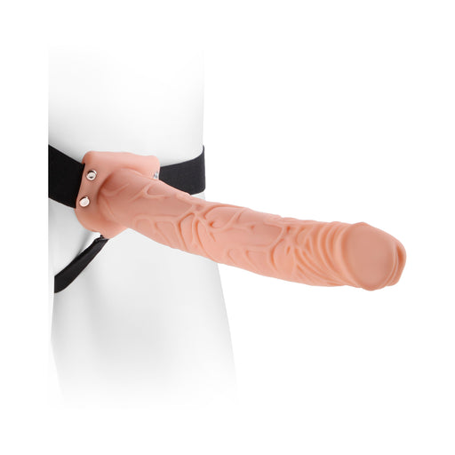 Fetish Fantasy 11in Hollow Strap-on Flesh | cutebutkinky.com