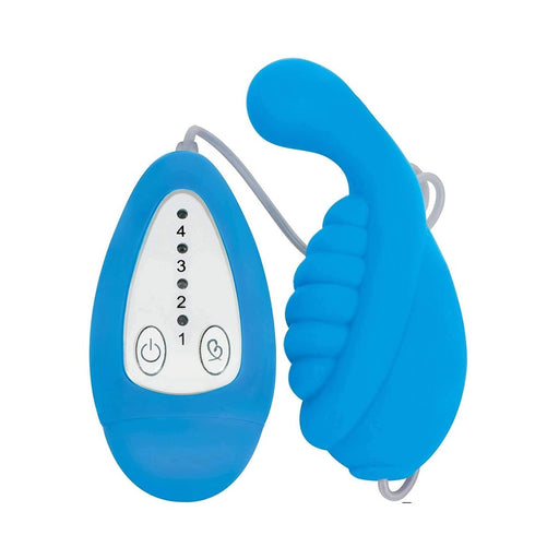 Gossip Whirl 4 Speed Silicone Egg Vibe- Blue | cutebutkinky.com
