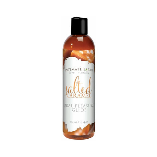 Intimate Earth Sea Salt Caramel Flavored Glide 120ml. | cutebutkinky.com